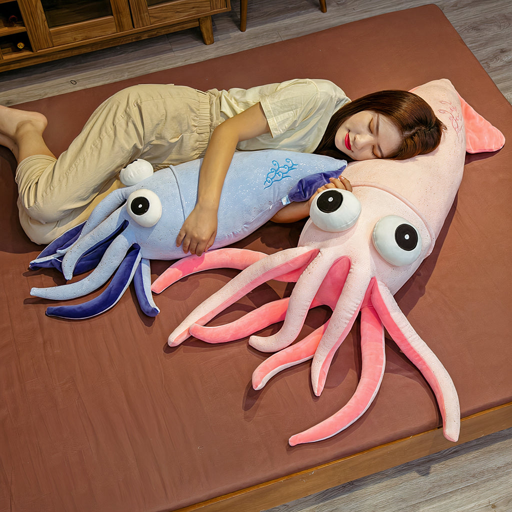 Colossal Plumpy Squiggles the Squid Plushie - Plumpy Plushies
