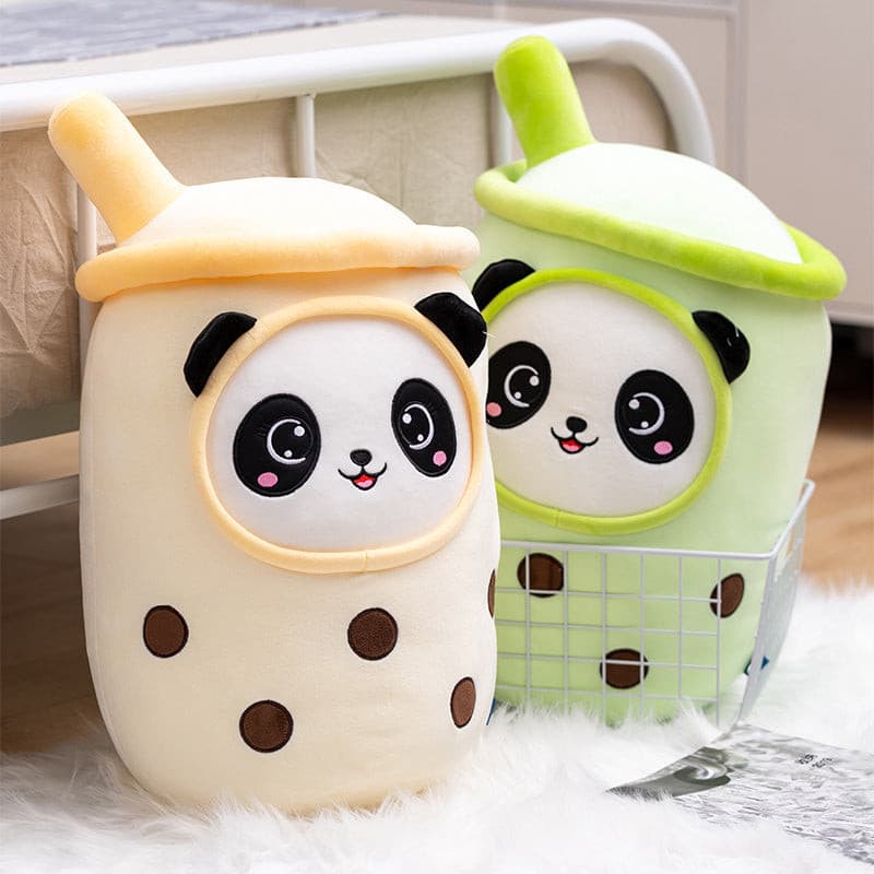 Gigantic Plumpy Panda Bubble Tea Plush - Plumpy Plushies