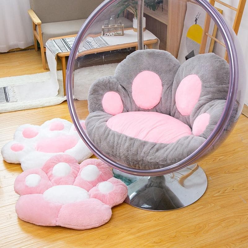 Plumpy Gigantic Colorful Animal Cat Paws Seat Cushion Plushie - Plumpy Plushies