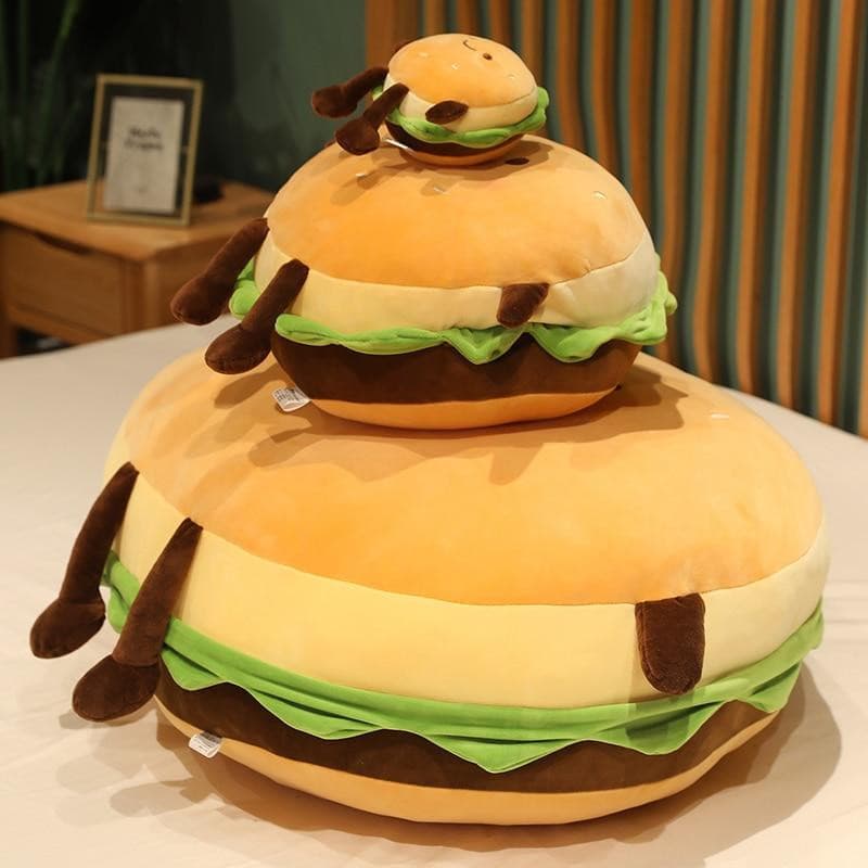 Plumpy Hamburger-kun and Macaroon-chan Plushies Collection - Plumpy Plushies